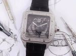 Cartier Santos Series 45MM in Diameter With Logo and Diamond Men Watch